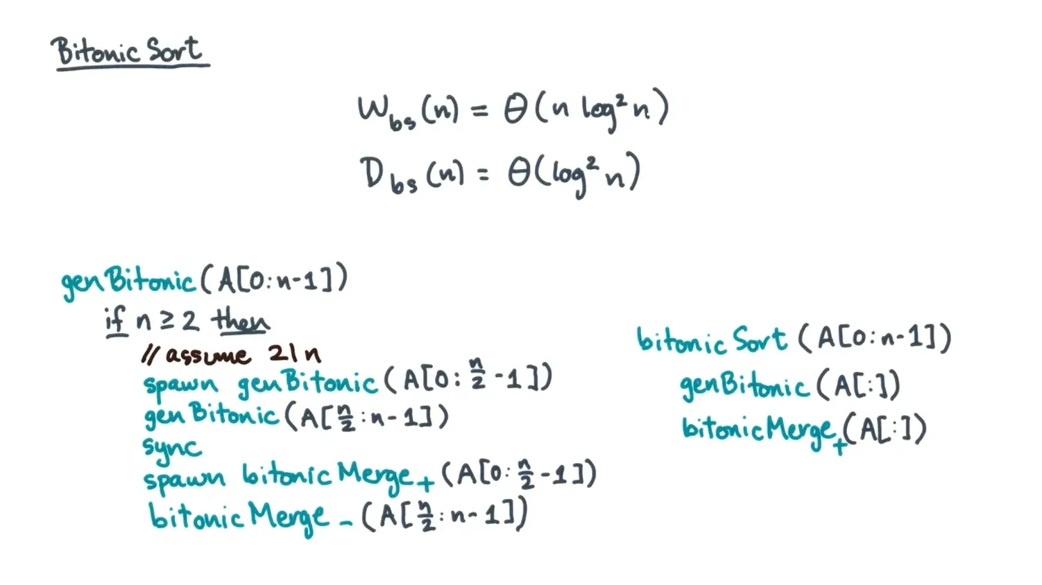 Comparison Based Sorting diagram